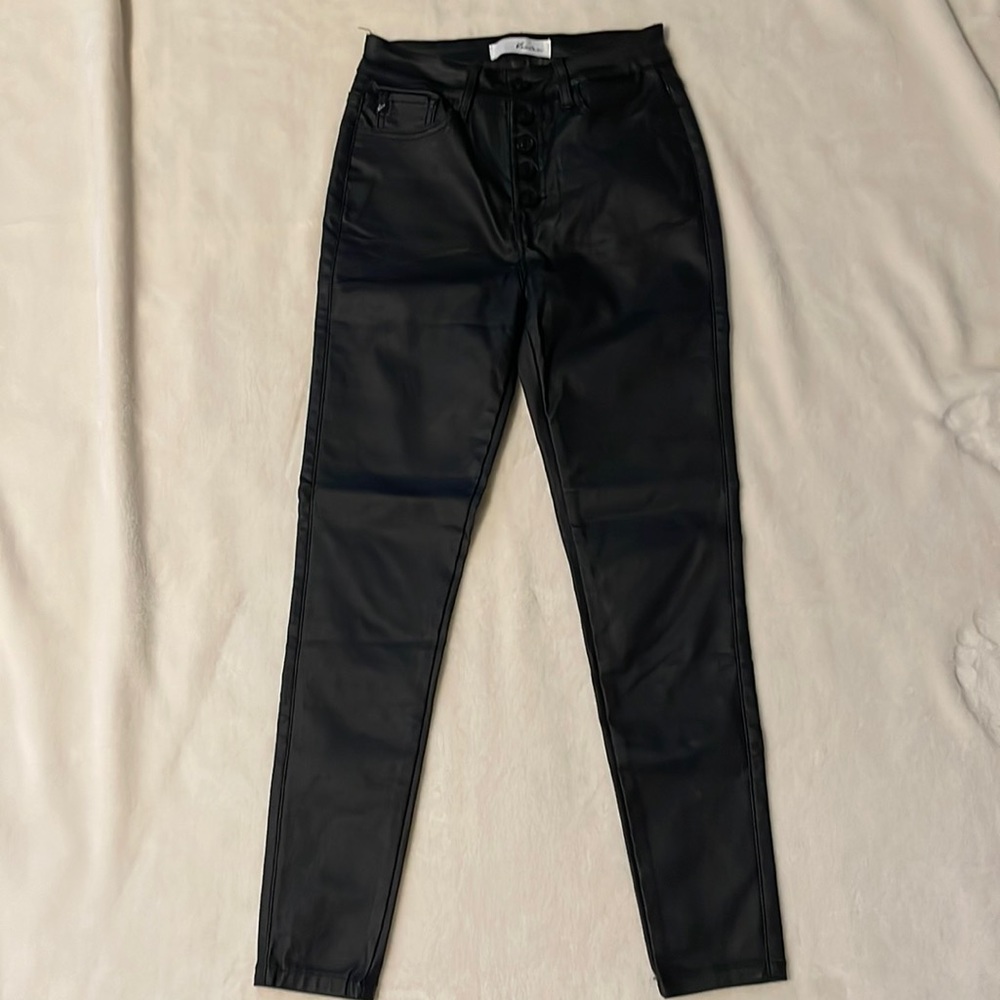 KanCan SoHo coated high rise skinny jeans